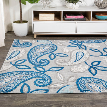 Julien Paisley High-low Indoor/outdoor Area Rug